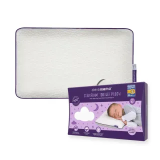 【ClevaMama】防扁頭幼童枕 12個月以上適用(寶寶枕頭 幼兒枕頭 透氣枕頭)