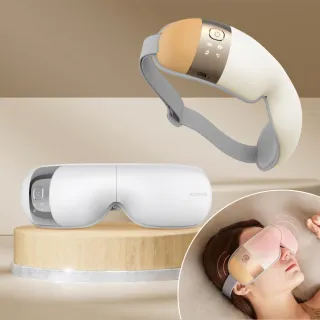 【KINYO】氣壓熱敷按摩眼罩(眼部按摩器IAM-2603)