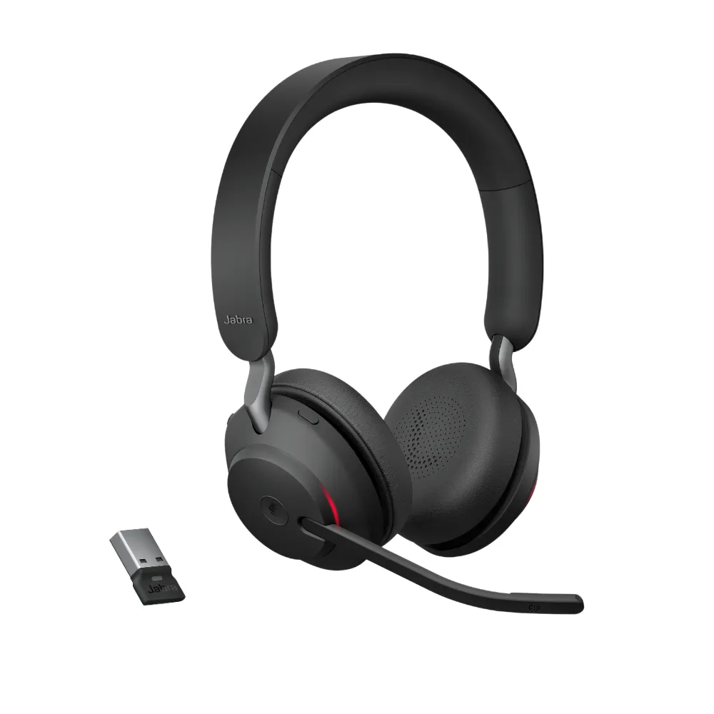 Jabra】Evolve2 65 MS 商務藍牙耳機麥克風(Stereo 頭戴式立體聲耳機