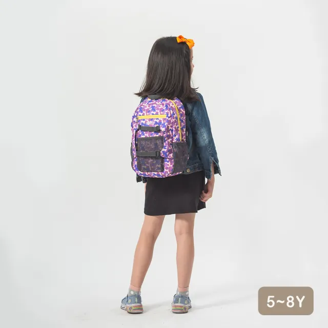 【HUGGER】孩童登山背包 多色可選(小學生輕量防潑水休閒旅行減壓後肩背包可A4書本)