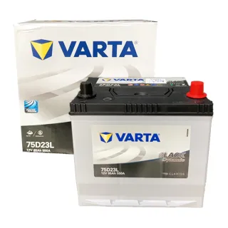 【VARTA 華達】75D23L 免加水銀合金 汽車電瓶