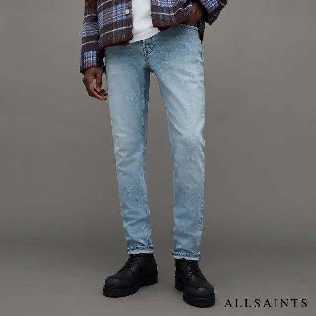 【ALLSAINTS】REX 俐落中腰彈力修身牛仔褲 ME032Z(修身版型)