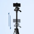 【樂居家】168cm 三向雲台專業三腳架(360度環景 超高腳架 相機手機攝影機投影機 通用接口 萬向腳墊)