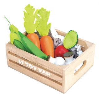 【LE TOY VAN】角色扮演系列-新鮮蔬菜盒木質玩具組(TV182)