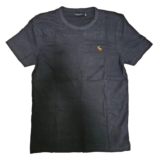 【Abercrombie & Fitch】Abercrombie & Fitch A&F彩色麋鹿刺繡短袖T恤 素T(母親節)