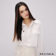 【MOMA】時尚大勢｜設計感領片襯衫(兩色)