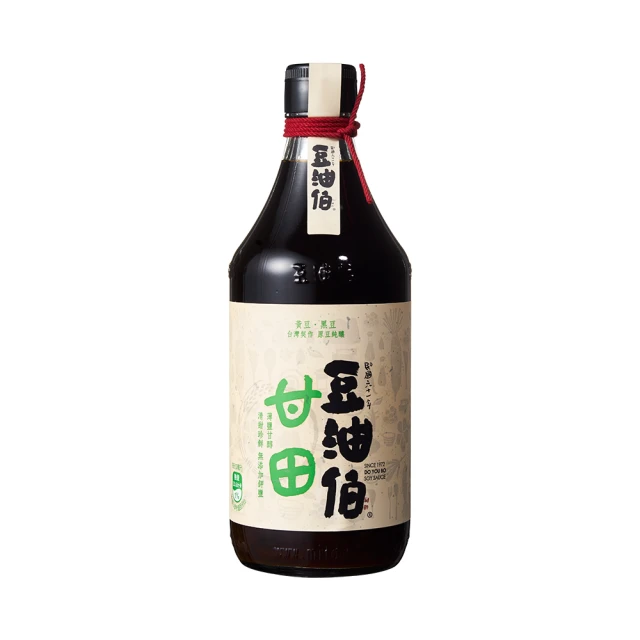 【豆油伯醬油】甘田醬油500ml