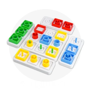 【888ezgo】3形4色益智連連棋桌遊（2-4人桌遊）