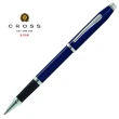 【CROSS】新世紀系列藍亮漆白夾鋼珠筆(AT0085-158)