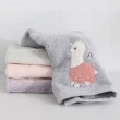 【HKIL-巾專家】可愛羊駝純棉方巾-24入組(紫/灰/綠/粉 4色任選)
