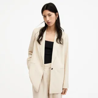 【ALLSAINTS】DERI 俐落寬鬆亞麻西裝外套 WT521Z(略寬鬆版型)