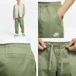 【NIKE 耐吉】長褲 Club Pants 男款 綠 白 直筒 梭織 抽繩 褲子(DX3337-386)