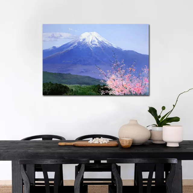 【御畫房】富士山 國家一級畫師手繪油畫60×90cm(VF-09)
