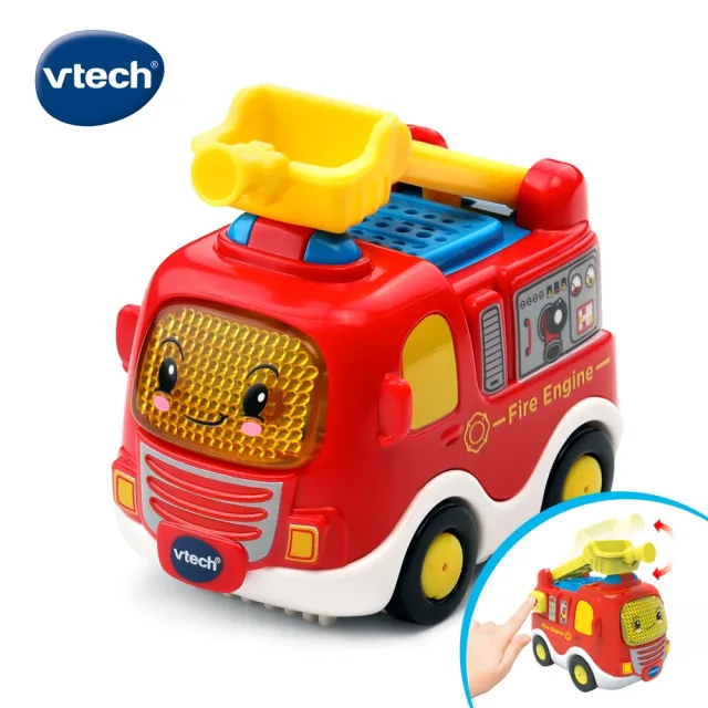 【Vtech】嘟嘟聲光互動車3入組(感統玩具最推薦)