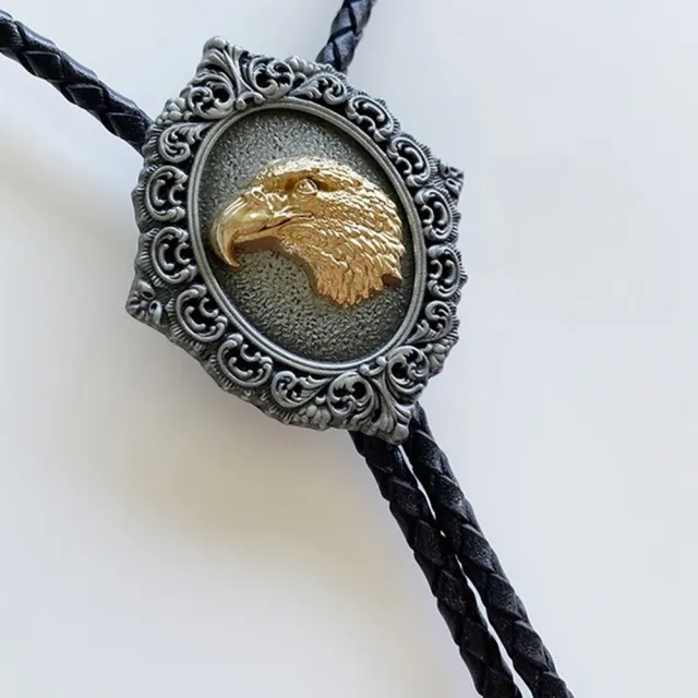 【米蘭精品】現貨+預購 Bolo tie波洛領帶(鍍金老鷹頭造型美式領帶男配件74gx29)