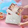 【金格食品】Hello Kitty 輕奢包5盒組(獨家收藏Kitty&Daniel限定杯墊)