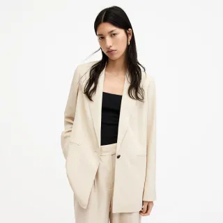 【ALLSAINTS】DERI 俐落天絲亞麻寬鬆西裝外套 WT521Z(舒適版型)