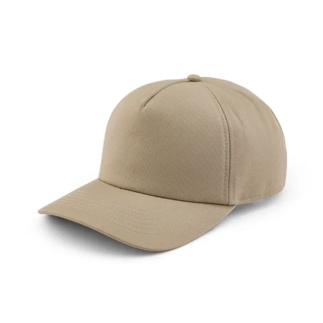 【Dickies】男女款沙色純棉斜紋可調節帽帶卡車司機棒球帽｜DK013056CH1(帽子)