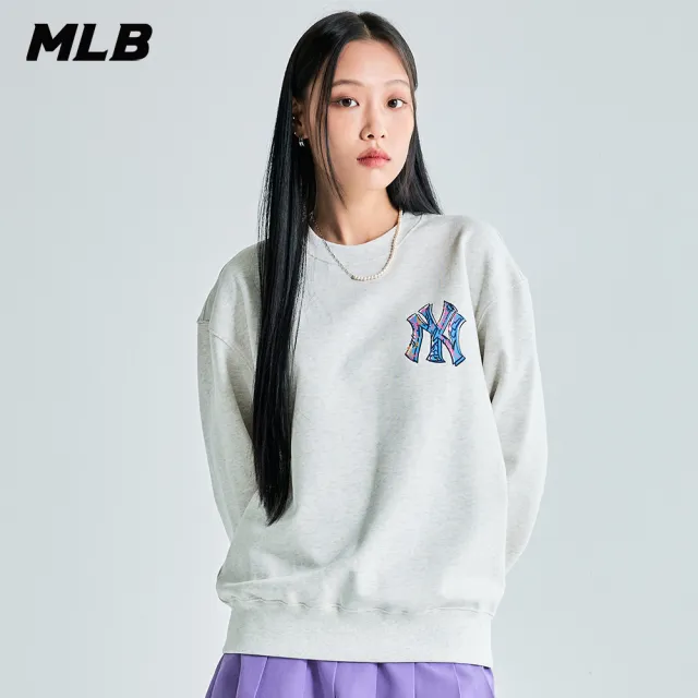 【MLB】長袖大學T POP ART系列 紐約洋基隊(3AMTL2034-50MGL)