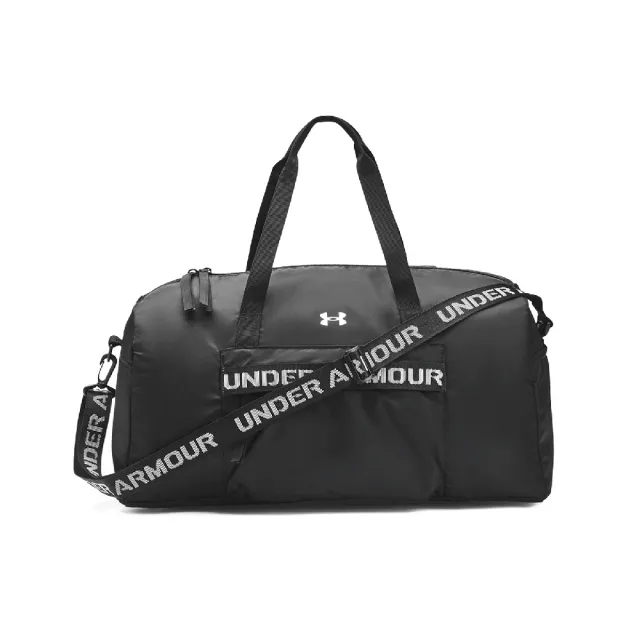 【UNDER ARMOUR】健身包 Favorite Duffle Bag 黑 白 防潑水 多夾層 旅行袋 運動包 手提包 UA(1369212001)