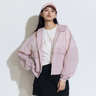 【GAP】女裝 Logo防曬印花連帽外套-淺粉色(874513)