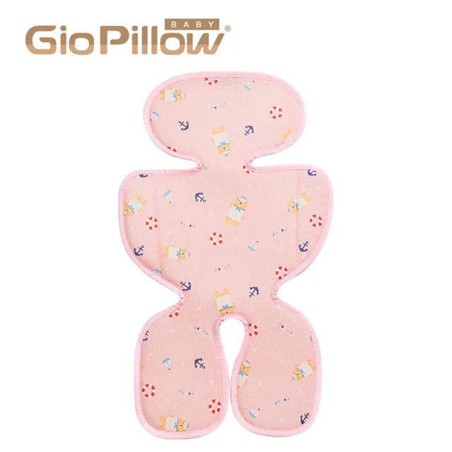 【GIO Pillow】超透氣涼爽座墊 花色款(推車涼墊 汽座涼墊 嬰兒推車坐墊 嬰兒涼墊 韓國 涼蓆 可水洗)