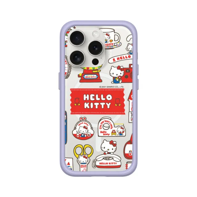 【RHINOSHIELD 犀牛盾】iPhone 13 mini/Pro/Max Mod NX MagSafe兼容 手機殼/Sticker-生活小物(Hello Kitty)