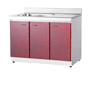 【分件式廚具】不鏽鋼分件式單槽洗台(ST-120)
