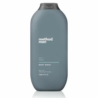 【method美則】男仕潔膚露-海洋衝浪532ml(沐浴乳 冒險 自信 中性)