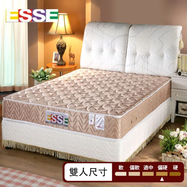 【ESSE 御璽名床】2.3立體加厚硬式彈簧床墊(5x6.2尺 -雙人)