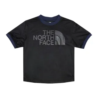 【The North Face 官方旗艦】北面UE女款黑色吸濕排汗舒適透氣短袖T恤｜885WJK3