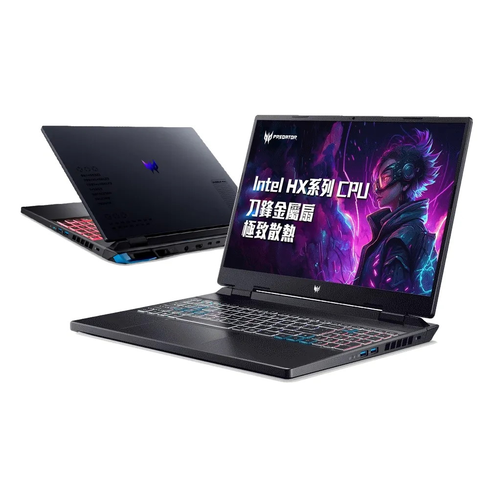 【Acer 宏碁】16吋i9 RTX電競筆電(Predator/PHN16-71-931B/i9-13900HX/32G/1TB/RTX4070/W11)