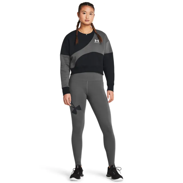 UNDER ARMOUR】UA 女Campus 緊身長褲_1383606-025(灰色) - momo購物網 