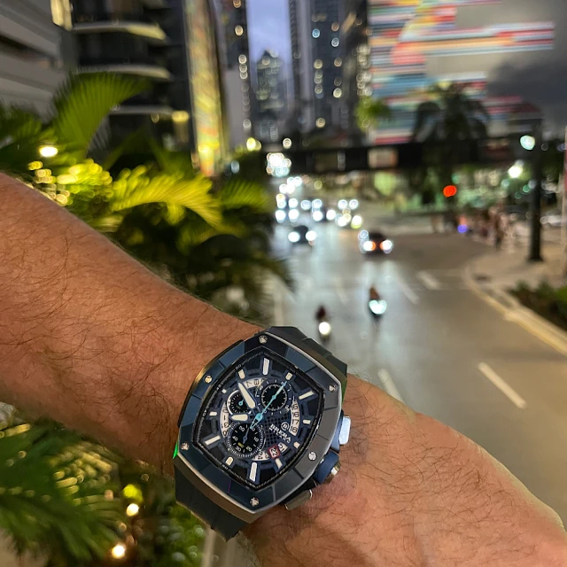BRERA 布雷拉 義大利 米蘭精品 SUPERSPORTIVO EVO 方型設計 三眼時計腕錶(BMSSTNQC4101)