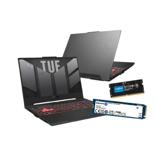 【ASUS】升級1TB+16G組★ 15.6吋 R5 RTX4060電競筆電(TUF Gaming FA507NV/R5-7535HS/16G/512G SSD)