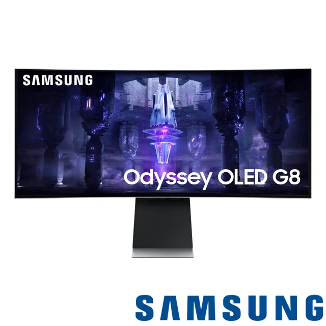 【SAMSUNG 三星】S34BG850SC Odyssey G8 34型 OLED 2K 175Hz曲面智慧聯網量子電競螢幕(OLED/2K/175Hz)