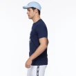 【NAUTICA】男裝 COMPETITION簡約幾何圖騰短袖T恤(深藍)