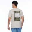 【NAUTICA】男裝 COMPETITION航海圖騰LOGO短袖T恤(淺卡其)