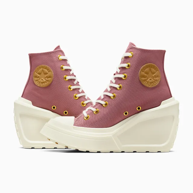 【CONVERSE】CHUCK 70 DE LUXE WEDGE HI 高筒 休閒鞋 厚底鞋 女鞋 莓紅(A07202C)