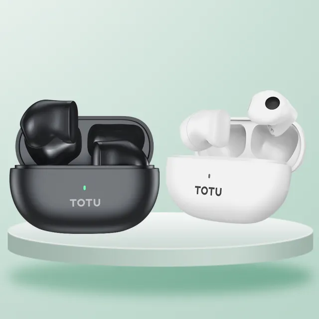 【TOTU】藍牙5.3真無線藍牙耳機 降噪藍牙運動耳機(HIFI音效/360°立體環繞音/觸控)