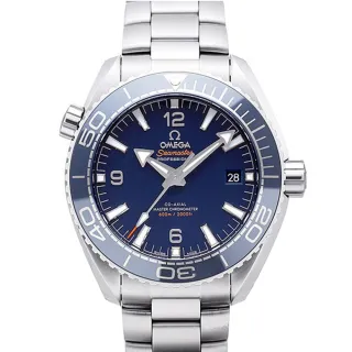 【OMEGA 歐米茄】海馬 Planet Ocean 600米潛水機械錶x藍面x43.5mm(215.30.44.21.03.001)