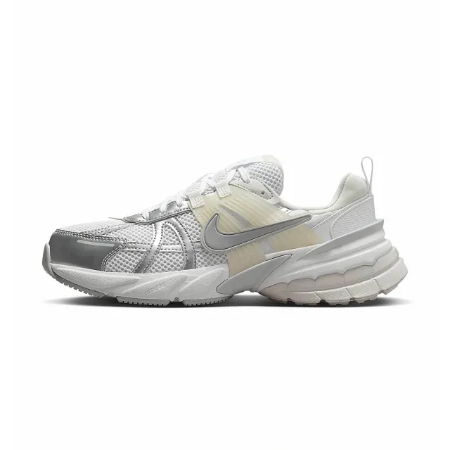 【NIKE 耐吉】V2K Run Metallic Silver 女鞋 銀白色 Y2K 老爹鞋 復古 運動 休閒鞋 FD0736-104