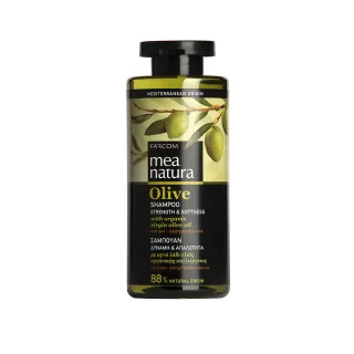 【mea natura 美娜圖塔】橄欖保濕修護洗髮精300ml(受損分叉髮質適用)