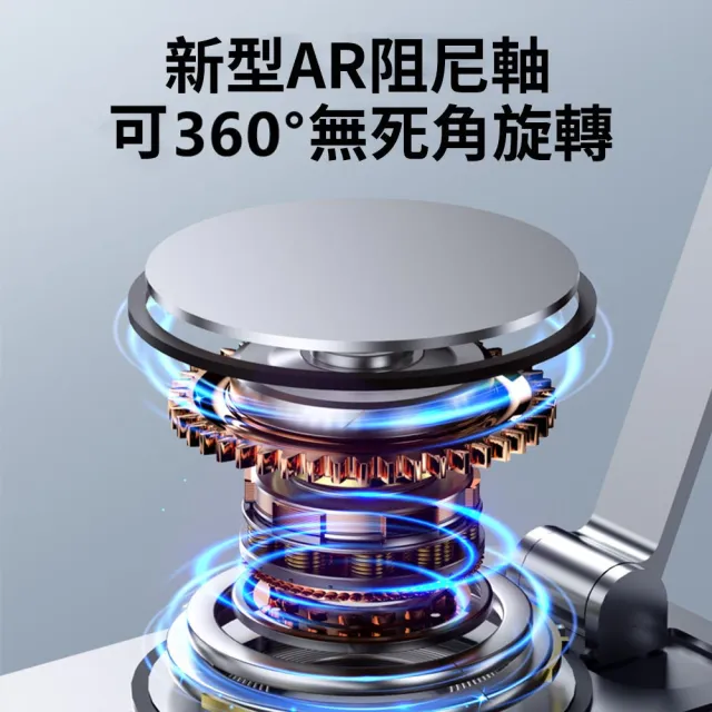 【CS22】鋁合金手機平板可折疊全金屬支架-圓盤底(K62極光銀)
