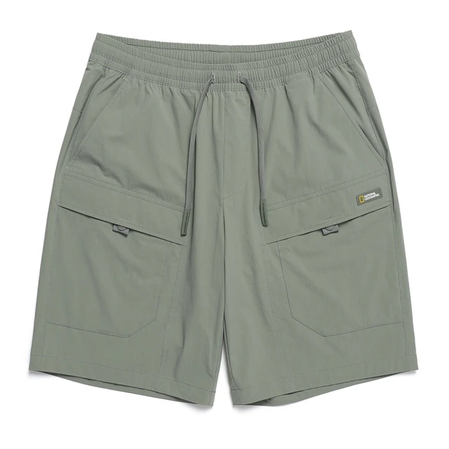 國家地理服飾官方旗艦 男裝 ACTIVE 運動長褲 - 炭黑