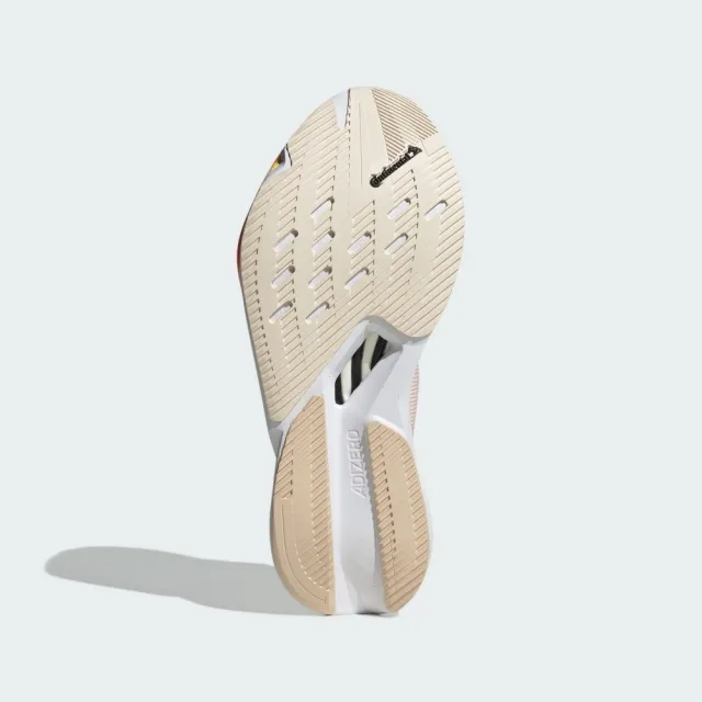 【adidas 愛迪達】Adizero Boston 12 W 女 慢跑鞋 運動 路跑 中長距離 馬牌底 灰白橘(IG3325)