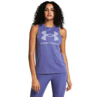 【UNDER ARMOUR】UA 女 SPORTSTYLE 背心_1356297-562(紫色)