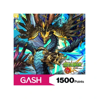 【GASH】怪物彈珠專用卡1500點