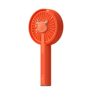 【MINIPRO】鹿善-無線手持風扇-橘(隨身風扇/USB風扇/迷你風扇/折疊風扇/桌扇/MP-F5688)