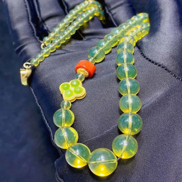 【勝弘珠寶】多明尼加藍珀配南紅碧玉塔鍊